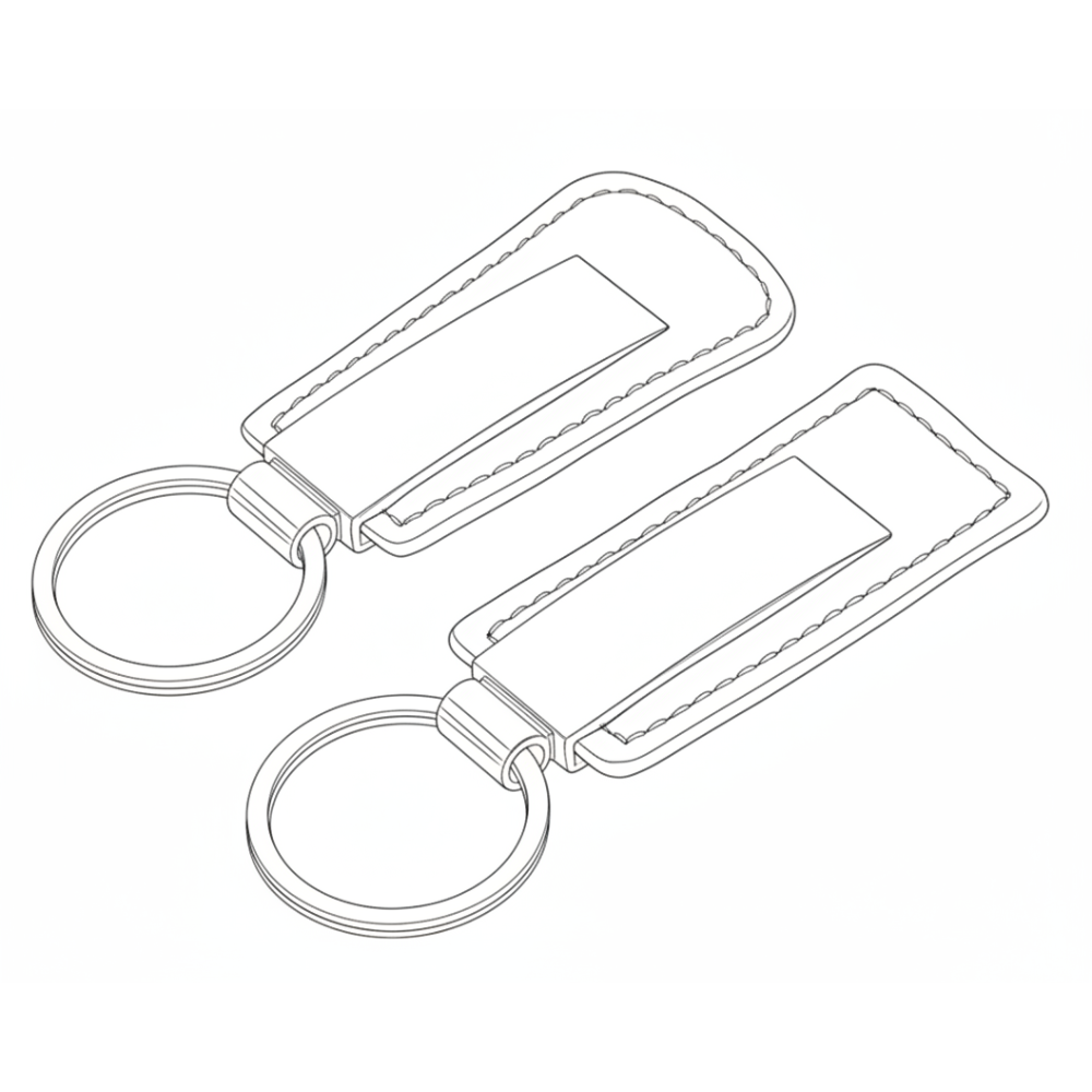 Leather Keychain